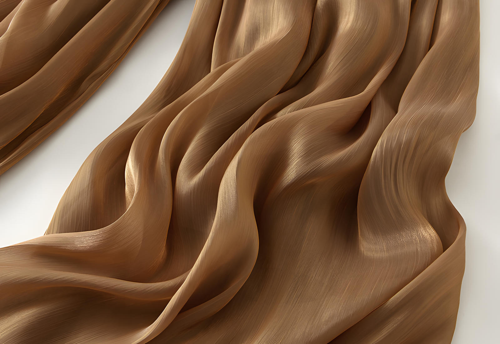 Pearlescent Lustre Wide Leg Skirt Pants - 6806_KHAKI