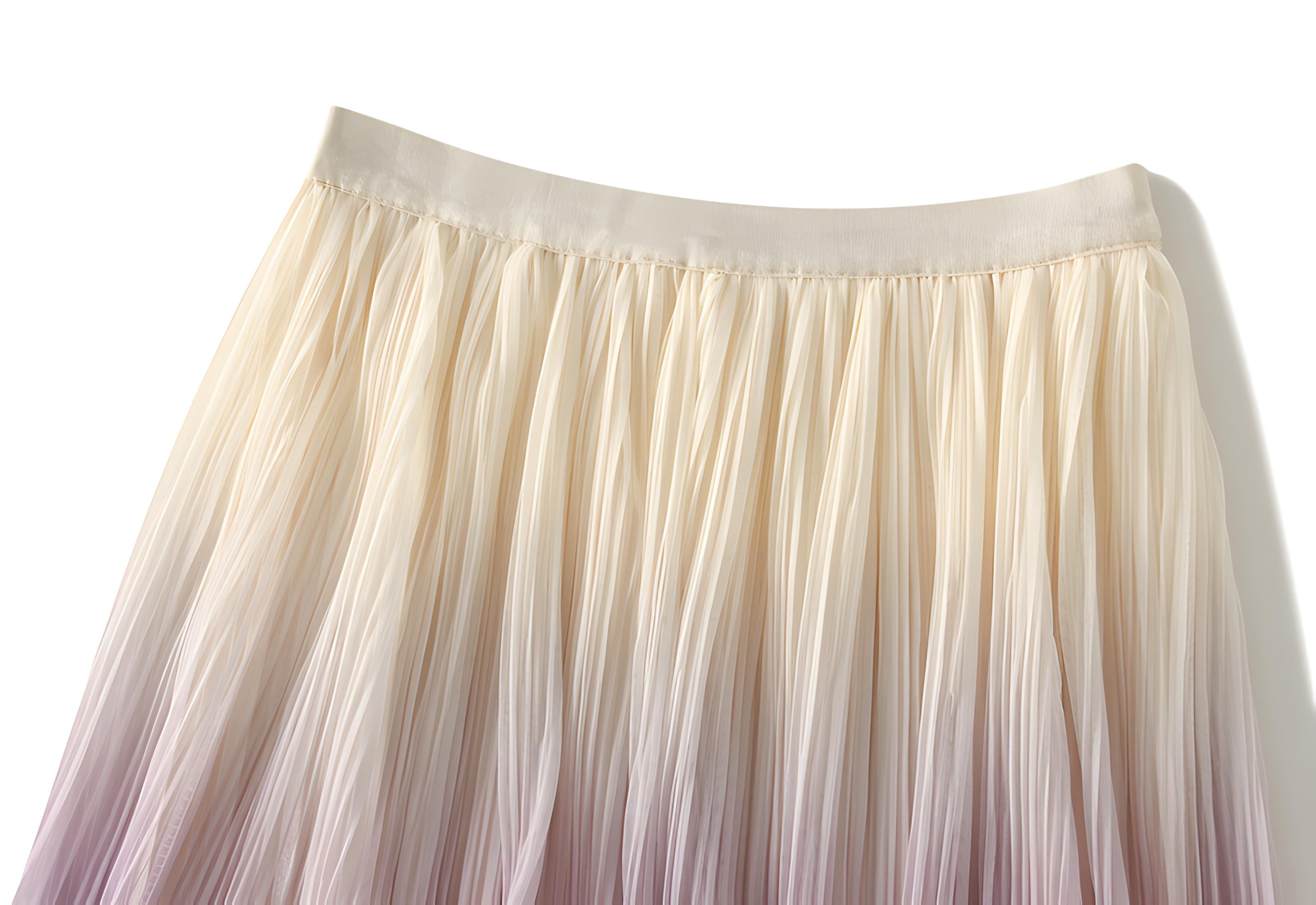 Elegant Luxury Gradient Multilayer A-Line Mesh Skirt - 0872_PURPLE