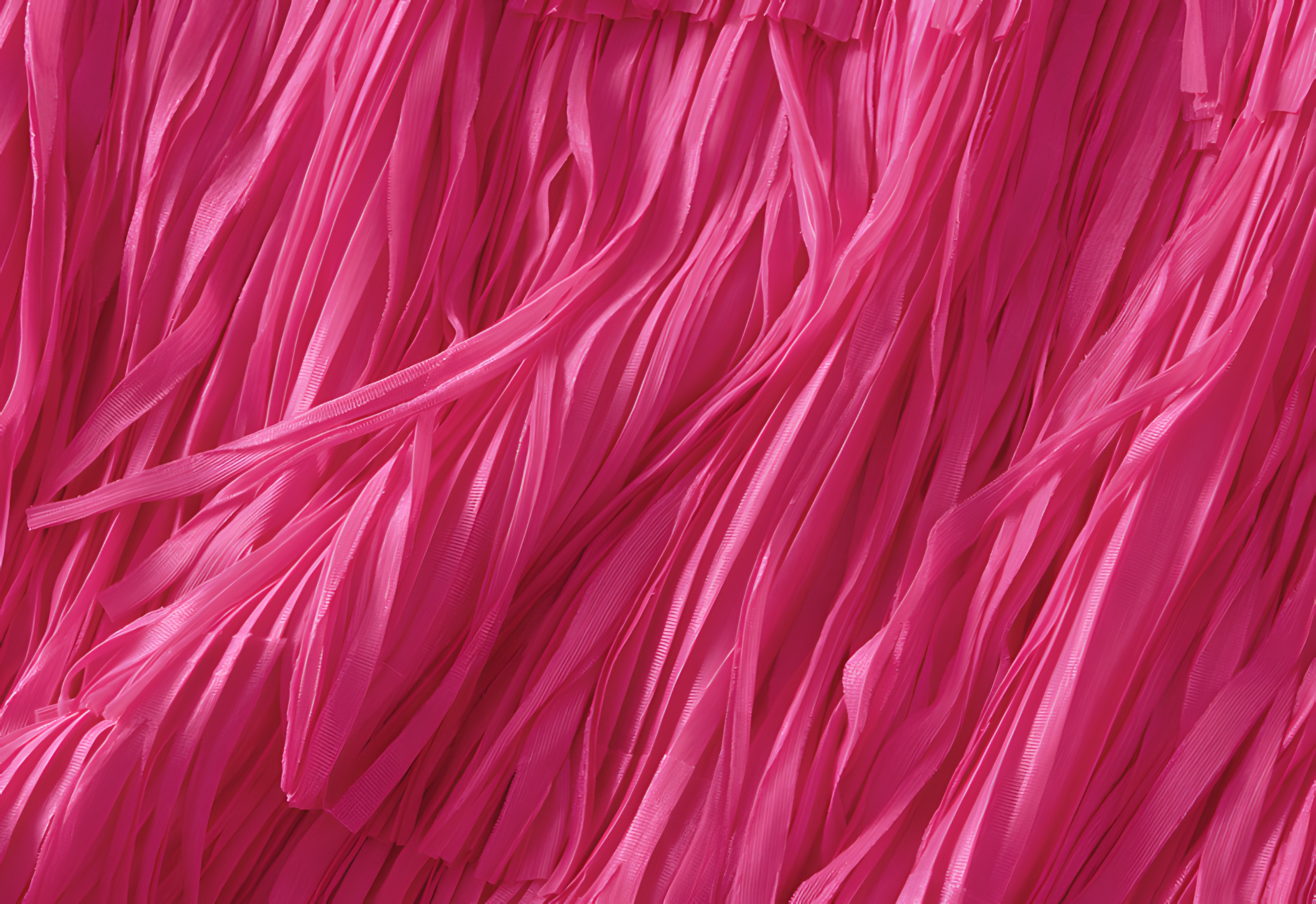 Multilayer Tassel Designer Skirt - 0666_ROSE RED