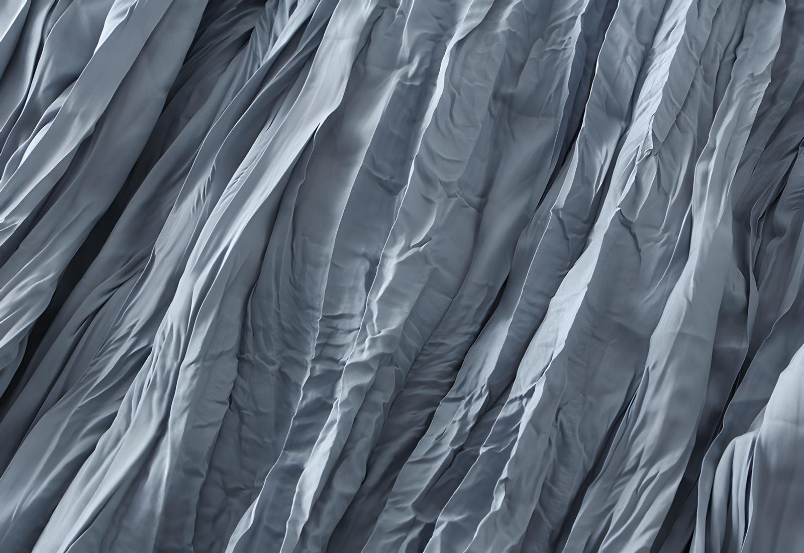 Crushed Self Design Pleated A-Line Skirt	-0323_SLATE GREY