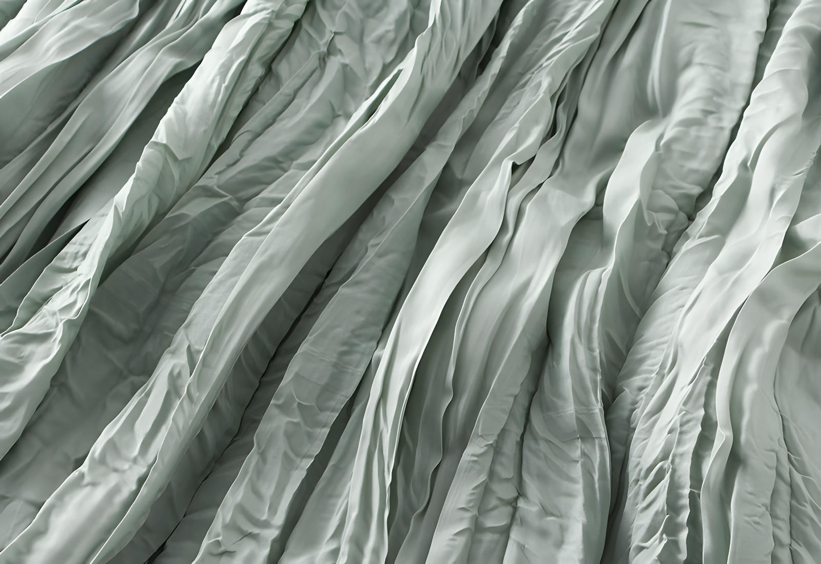 Crushed Self Design Pleated A-Line Skirt	- 0323_LIGHT GREEN