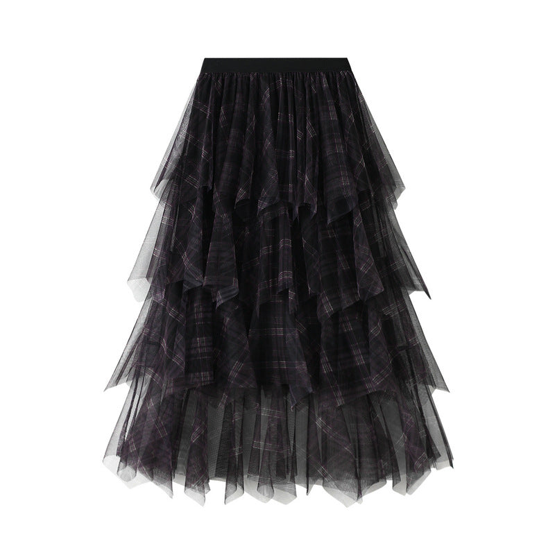 Gothic Layered Tulle Skirt