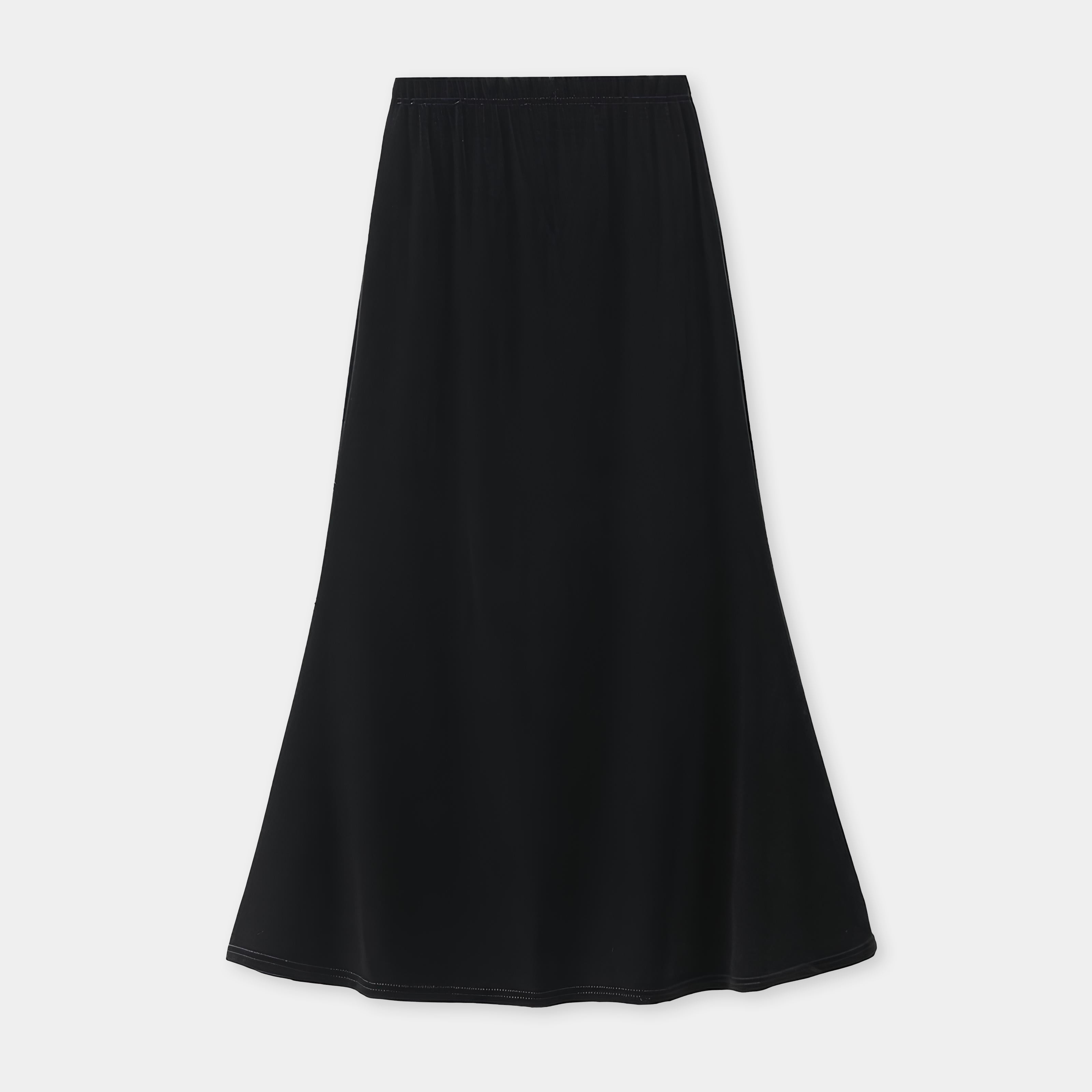 Velvet Fishtail Skirt For Autumn And Winter Fashion - 9828_BLACK